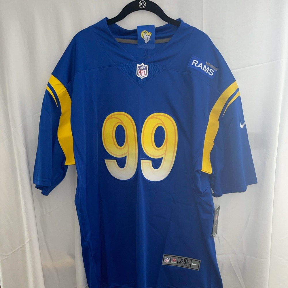 Los Angeles rams aaron Donald football jersey home